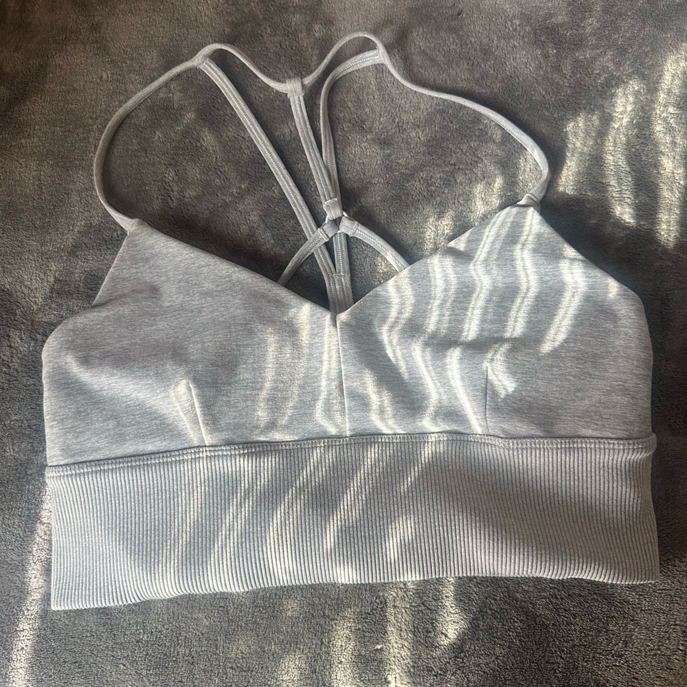 Women's Gray alo sport Bra